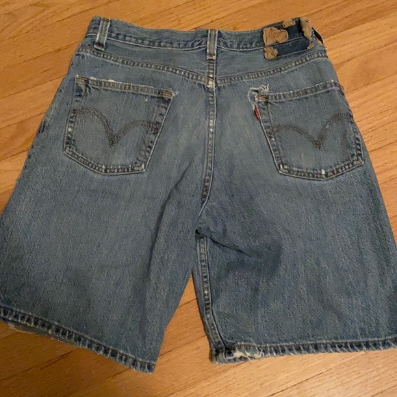 Levis Mens 55 Relaxed Fit Denim Shorts 